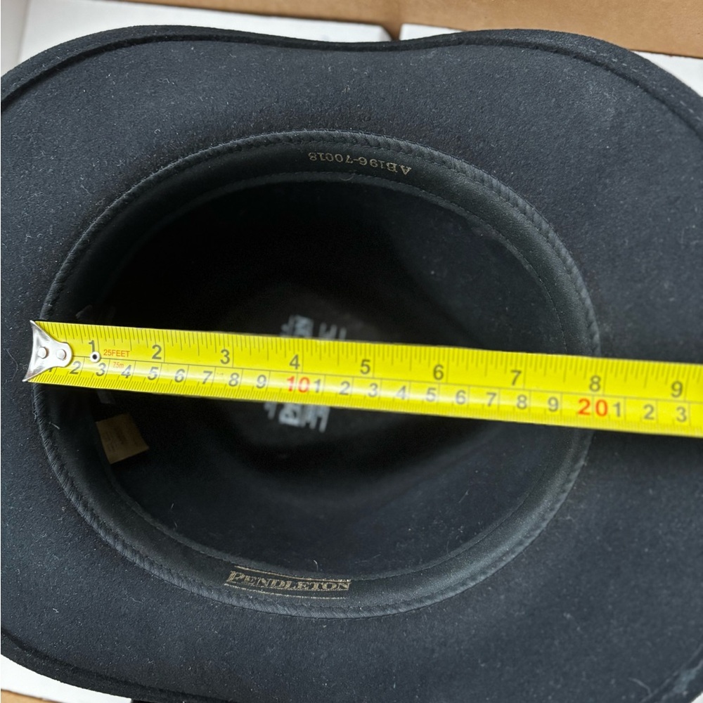 Vintage Pendleton Black Wool Hat - image 10